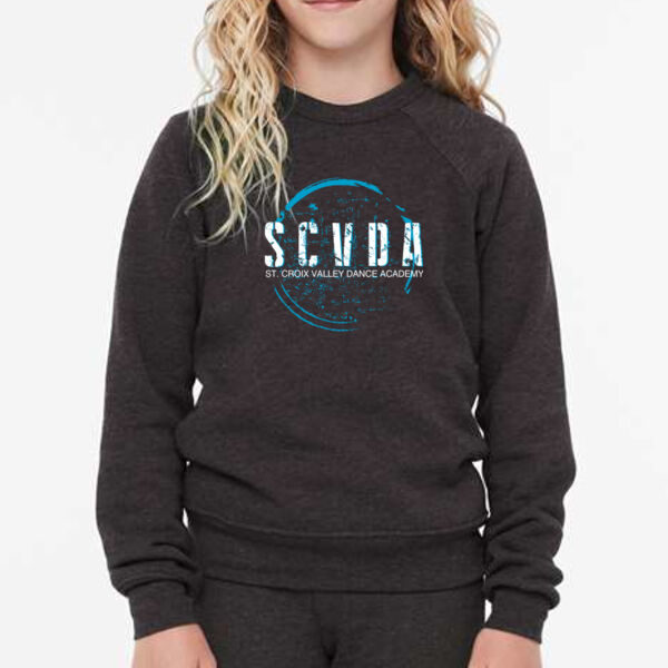 Bella & Canvas Youth Sponge Fleece Crewneck Sweatshirt - Printed Logo Thumbnail