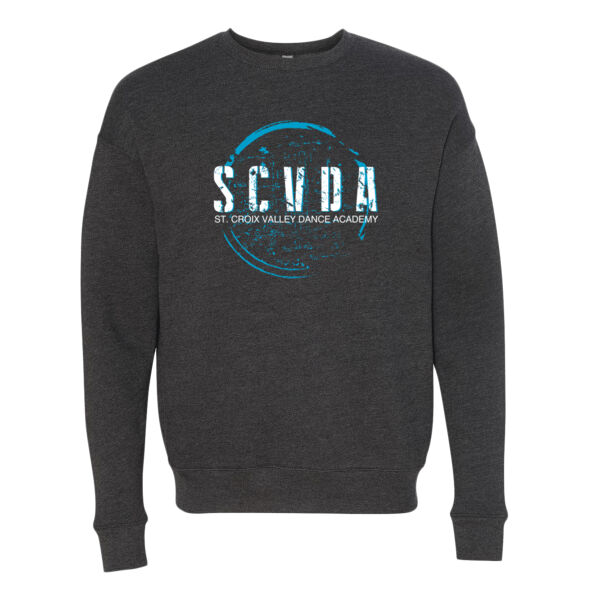 Bella & Canvas Unisex Sponge Fleece Drop Shoulder Crewneck Sweatshirt - Printed Logo Thumbnail