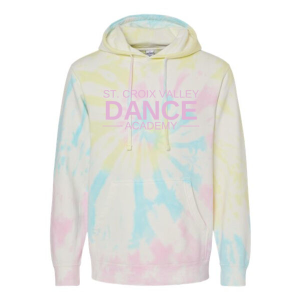 Independent Trading Co. Unisex Midweight Tie Dyed Hooded Sweatshirt - Printed Logo Thumbnail