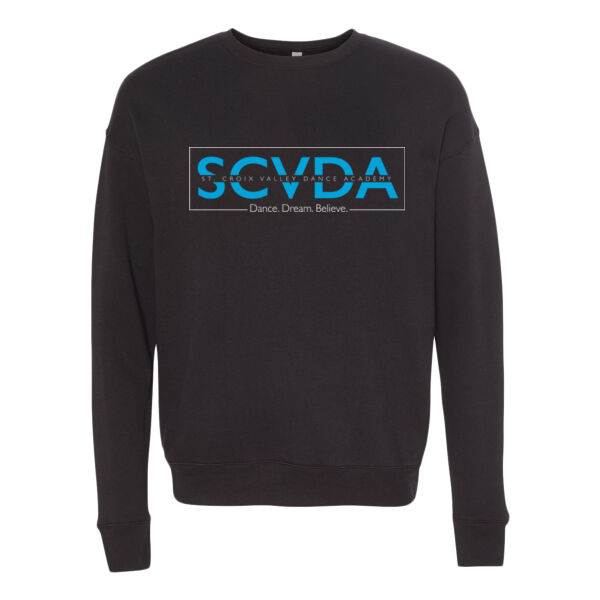 BELLA + CANVAS - Sponge Fleece Drop Shoulder Crewneck Sweatshirt - Printed Logo Thumbnail